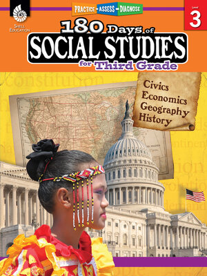 cover image of 180 Days of Social Studies for Third Grade
